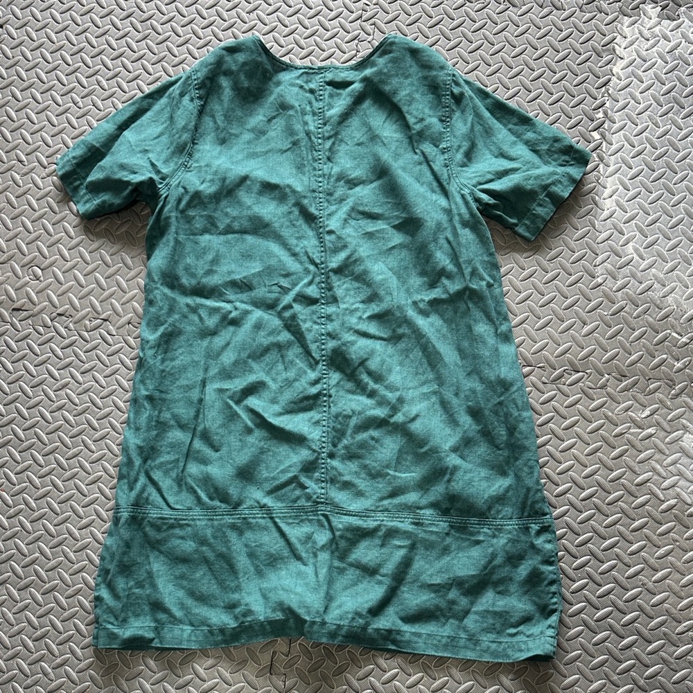 Pure Jill Garment-Dyed Linen petite sheath dress - Picture 3 of 3